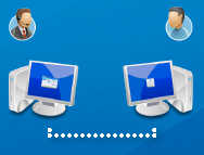 a technician connects to your computer to assist with the backup software
